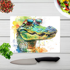Cool Crocodile Chopping Board