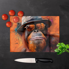 Orangutan In Glasses Chopping Board