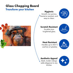 Orangutan In Glasses Chopping Board