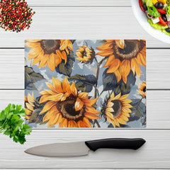 Sunflowers On A Sunny Day Chopping Board
