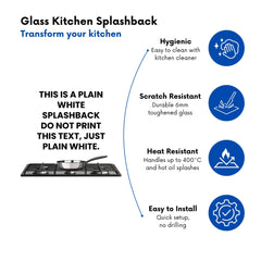 Pure White Kitchen Splashback