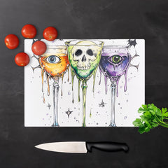Halloween Toast To The Dead Chopping Board