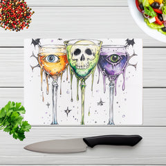Halloween Toast To The Dead Chopping Board