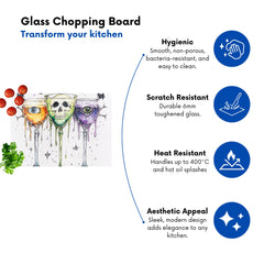 Halloween Toast To The Dead Chopping Board