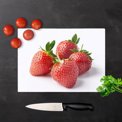 Cluster Of Fresh Strawberries Chopping Board