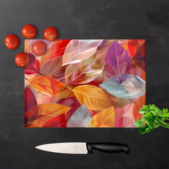 Kaleidoscope Of Autumn Leaves Chopping Board