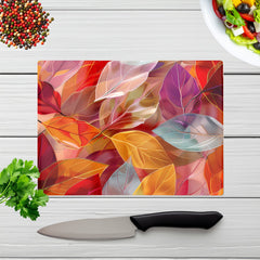 Kaleidoscope Of Autumn Leaves Chopping Board