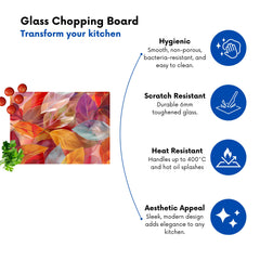 Kaleidoscope Of Autumn Leaves Chopping Board