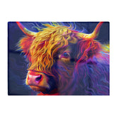 Vibrant Highland Cow Chopping Board