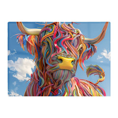 Twisted Colors Of The Bull Chopping Board