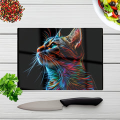 Electric Cat Whiskers Chopping Board