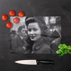 Nostalgic Beauty On The Street Chopping Board