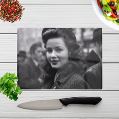 Nostalgic Beauty On The Street Chopping Board
