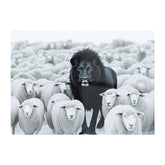 Lion Amidst The Flock Chopping Board