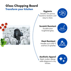 Lion Amidst The Flock Chopping Board