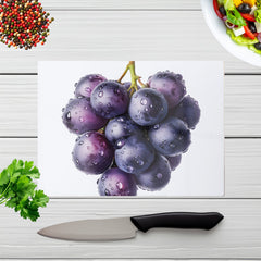 Glistening Grapes Cluster Chopping Board