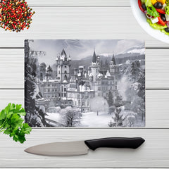 Snow Covered Balmoral Castle Chopping Board
