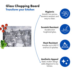 Snow Covered Balmoral Castle Chopping Board