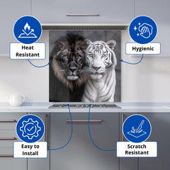 Yin and Yang of nature Kitchen Splashback