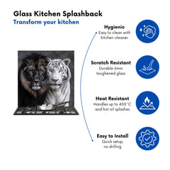 Yin and Yang of nature Kitchen Splashback