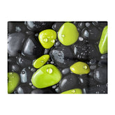 Lime And Charcoal Pebble Harmony Chopping Board