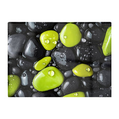 Lime And Charcoal Pebble Harmony Chopping Board