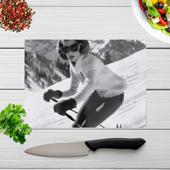 Vintage Skiing Chic Chopping Board