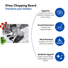 Vintage Skiing Chic Chopping Board