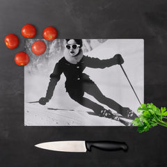 Glamorous Slopes Of The 60S Chopping Board