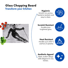 Glamorous Slopes Of The 60S Chopping Board