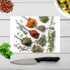 Herbal Essence In Spoons Chopping Board