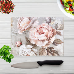Vintage Rose Elegance Chopping Board