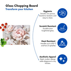 Vintage Rose Elegance Chopping Board