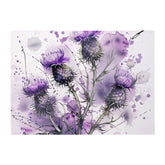 Vibrant Scottish Thistle Art Chopping Board
