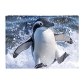 Joyful Penguin Splashes Chopping Board