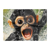 Wide Eyed Monkey'S Splash Surprise Chopping Board