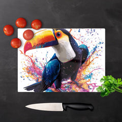 Toucan'S Splash Of Vivid Life Chopping Board