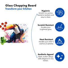 Toucan'S Splash Of Vivid Life Chopping Board