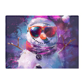 Cosmic Snowman Celebration Chopping Board