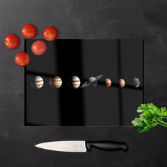 The Solar System In Order Chopping Board