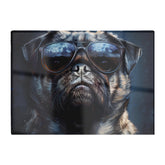 Cool Pug With Midnight Shades Chopping Board