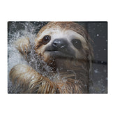 Gleeful Sloth Splashart Chopping Board