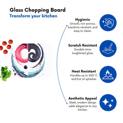 Yin Yang Harmony In Modern Art Chopping Board