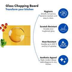 Solitary Yellow Bubble: A Closer Look Chopping Board