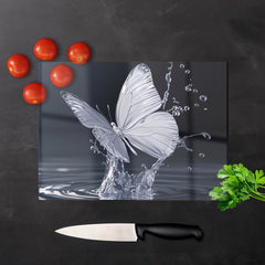 Crystal Butterfly Water Dance Chopping Board