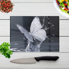 Crystal Butterfly Water Dance Chopping Board