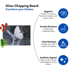 Crystal Butterfly Water Dance Chopping Board