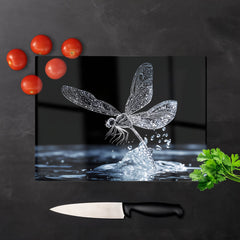 Glistening Dragonfly Lift Off Chopping Board
