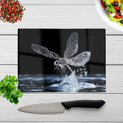 Glistening Dragonfly Lift Off Chopping Board