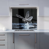 Glistening Dragonfly Lift-Off Kitchen Splashback
